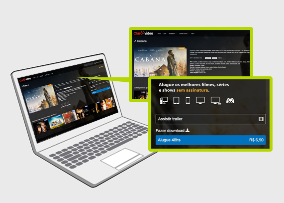 Filmes e séries grátis e online no Claro Video