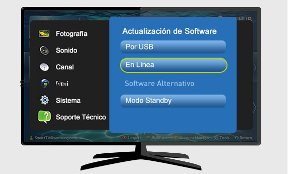 Finalmente selecciona la opci&oacute;n En l&iacute;nea