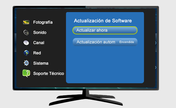 Selecciona la opci&oacute;n Actualizar ahora.