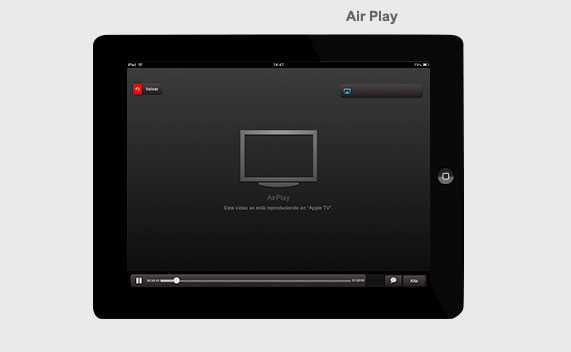 En el men&uacute; con opciones de dispositivos, selecciona Apple TV