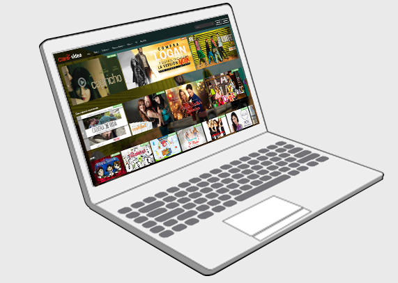 Ingresa a clarovideo.com.mx