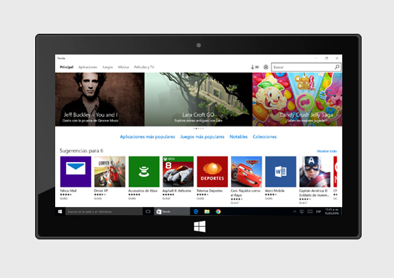 Ingresa a la tienda de Windows